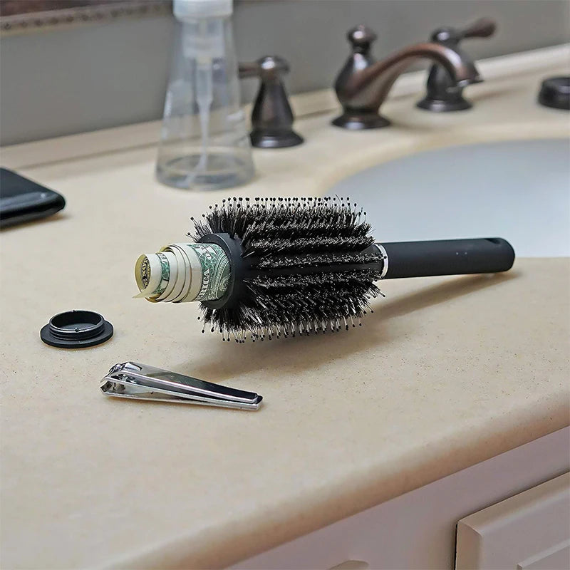 Brosse à cheveux secrète